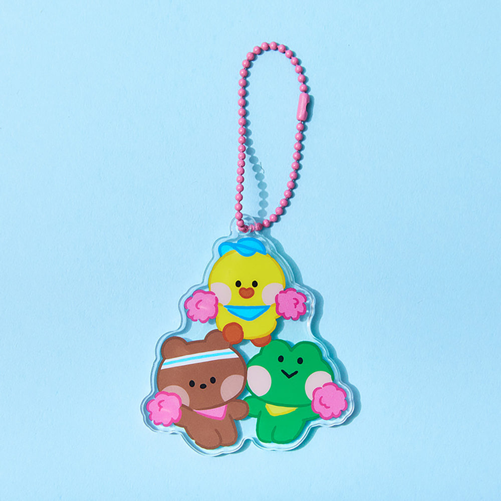 minini アクリルランダムキーリング(FIELD DAY) LINE FRIENDS