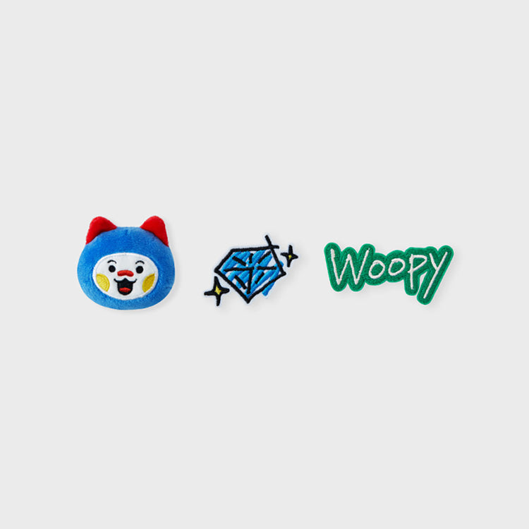 ぬいぐるみバッジセット(TREASURE COLLECTION) WOOPY