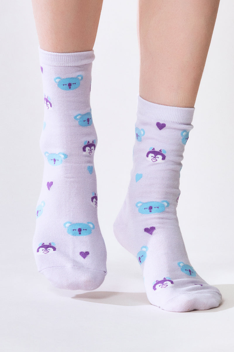 ベーシックデイリーソックス 2pギフトセット(LOVE) BT21