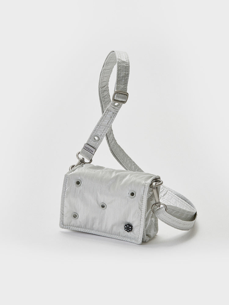 COLLER プチトートバッグ シルバー