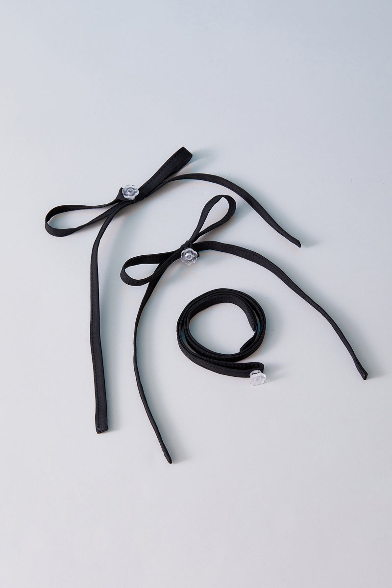 NJ X COLLER ラビットストリングバッグ(SHADE BLACK)