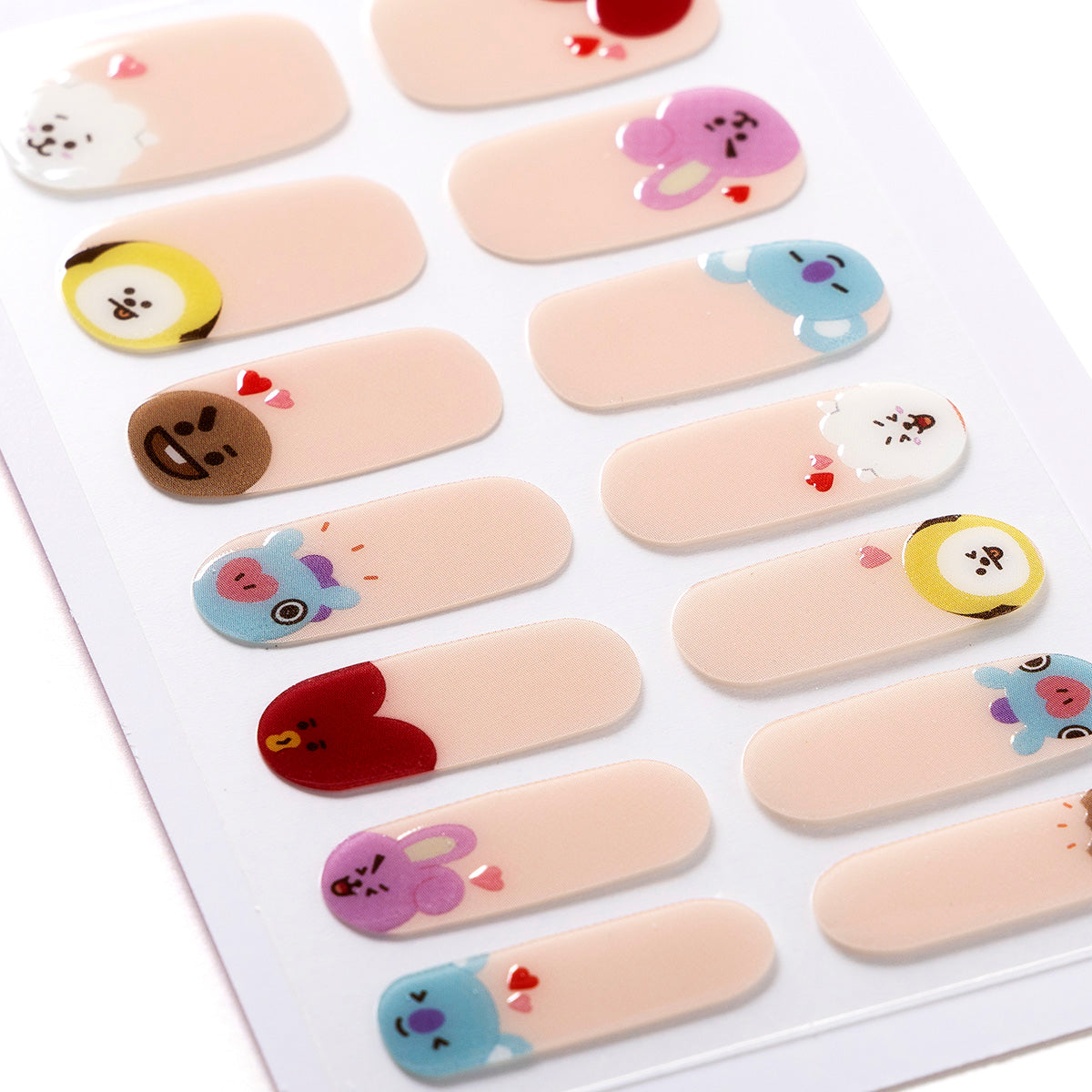 ジェルネイルシール(ハート) BT21