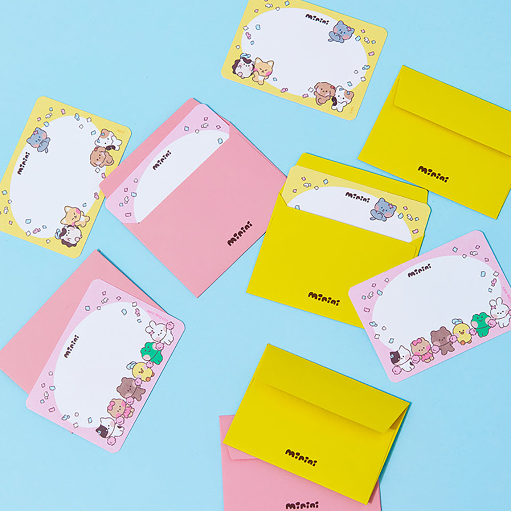 minini メッセージカードセット(FIELD DAY) LINE FRIENDS