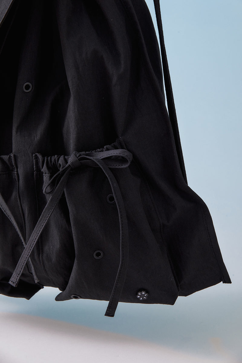 NJ X COLLER ラビットストリングバッグ(SHADE BLACK)