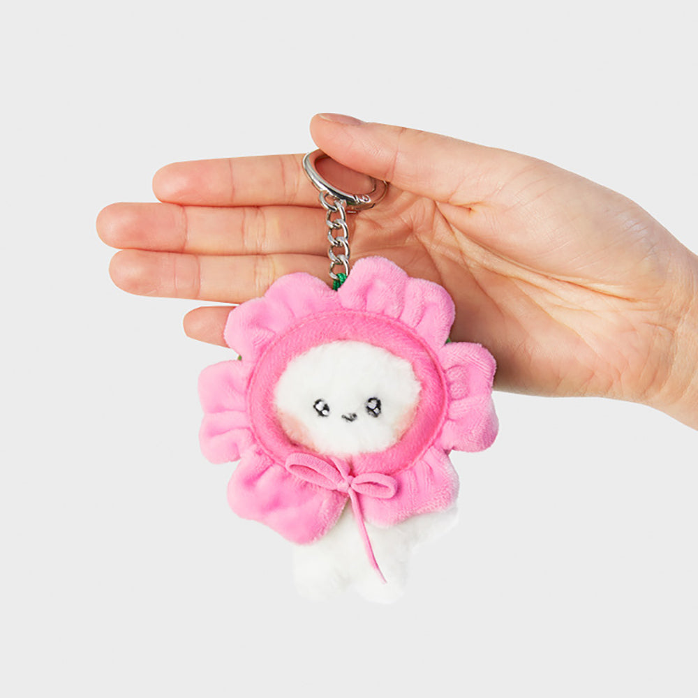 mini minini フラワーキーリング コニ二