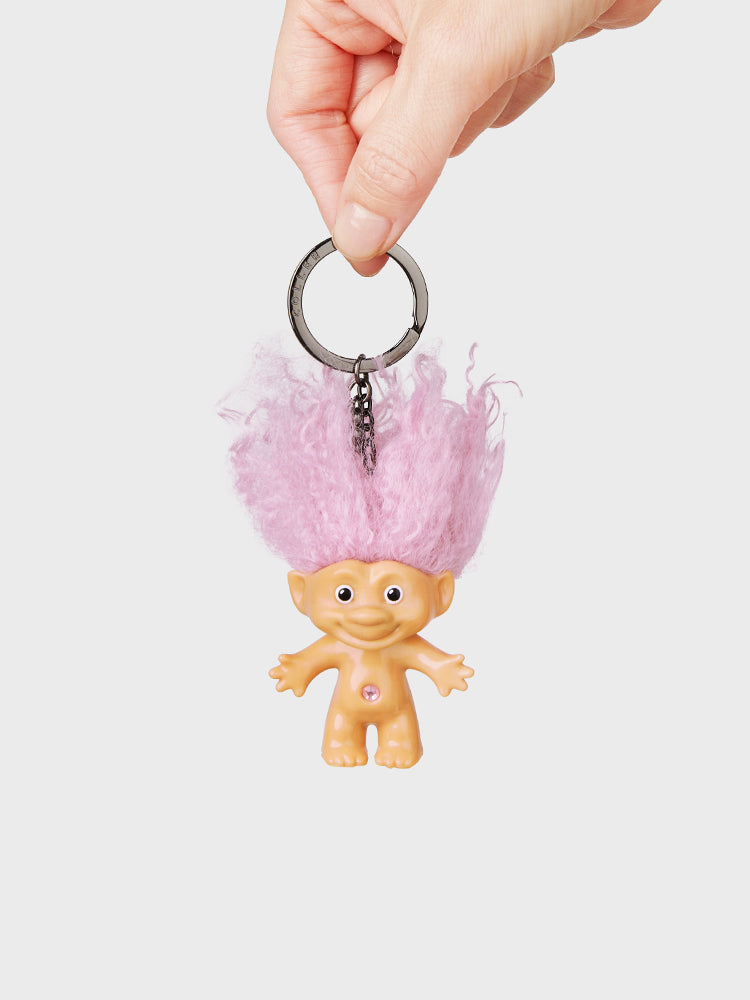COLLER x UNIVERSAL PVCフィギュアキーリング グッドラック・トロールズ(PINK)