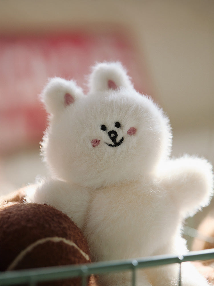 ぬいぐるみキーリング(HUG BROWN) コニー