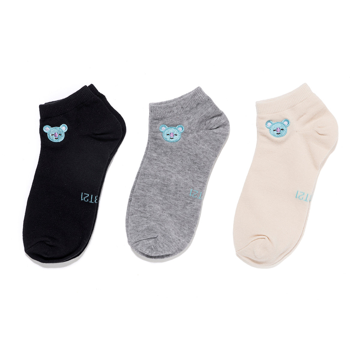 スニーカーソックス 3足セット(3カラー) KOYA