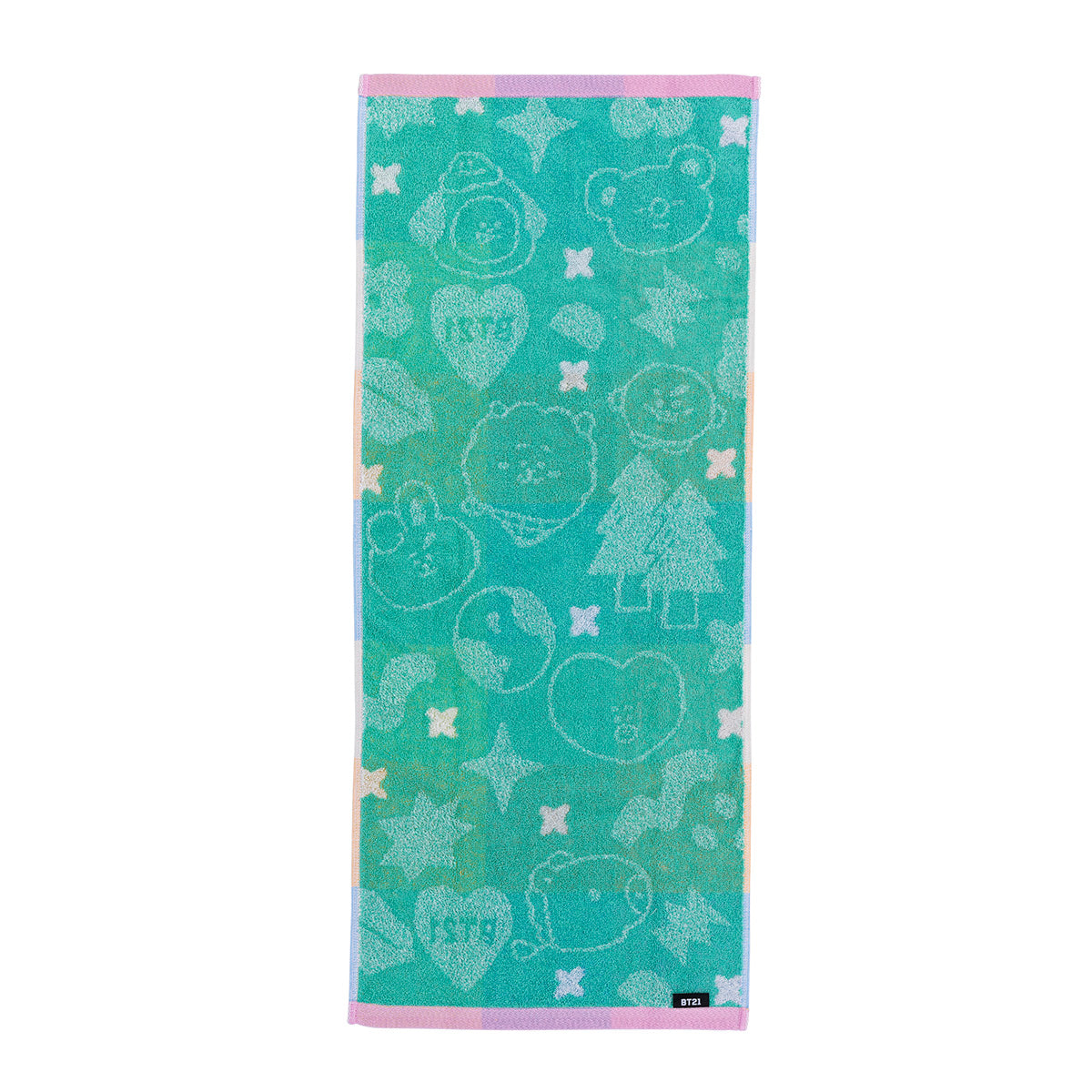 フェイスタオル(グリーンプラネット) BT21