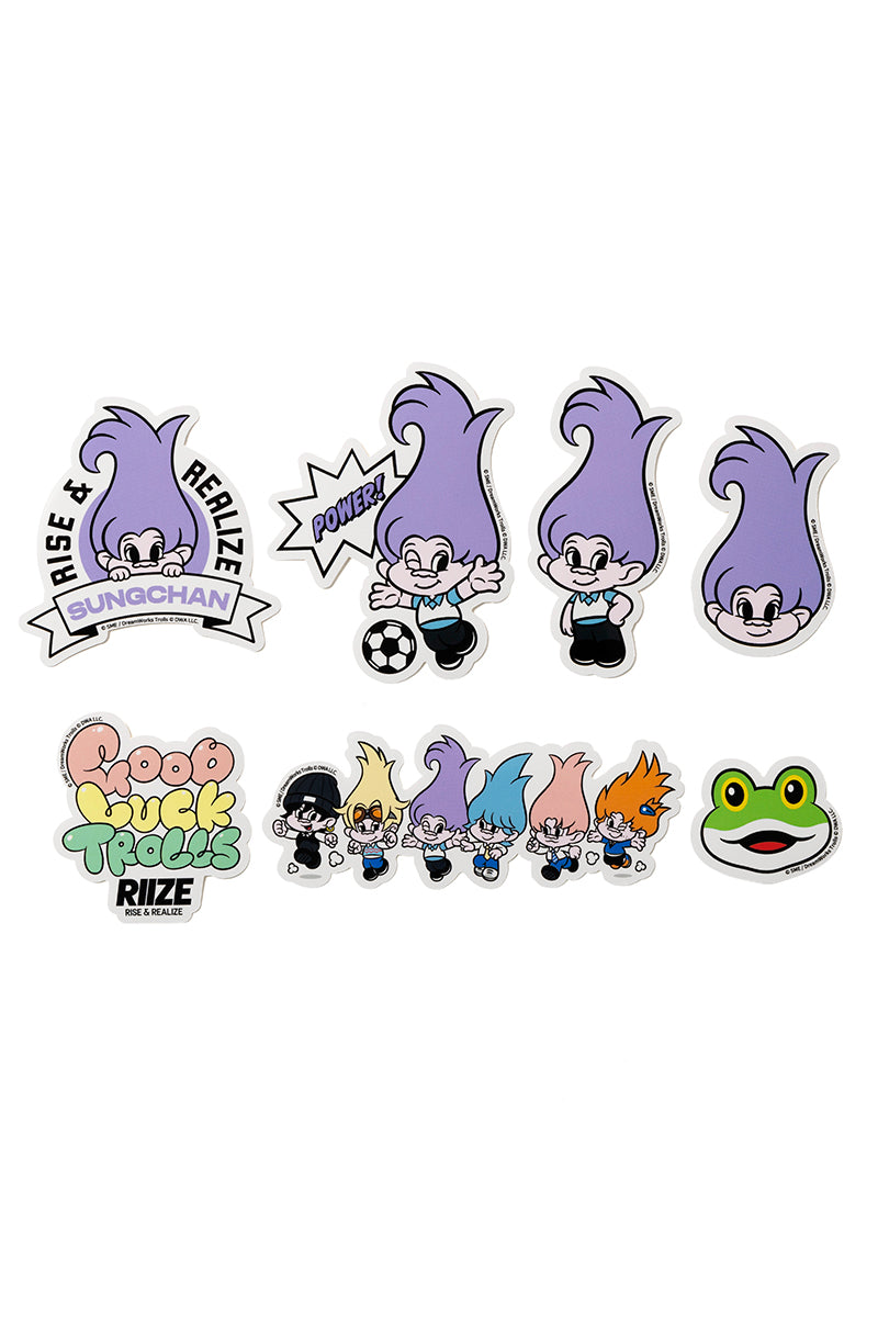 [RIIZE X Good Luck Trolls] STICKER SET (SUNGCHAN)