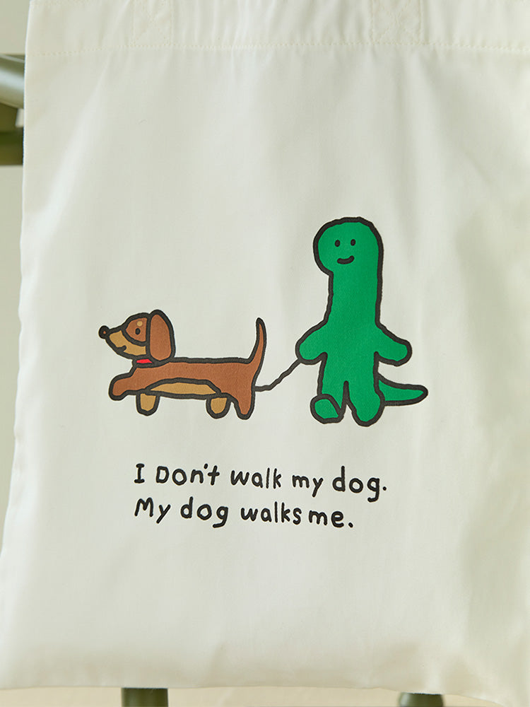 エコバッグ ホワイト(RUNAWAY) ブラキオ