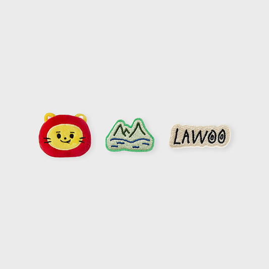 ぬいぐるみバッジセット(TREASURE COLLECTION) LAWOO
