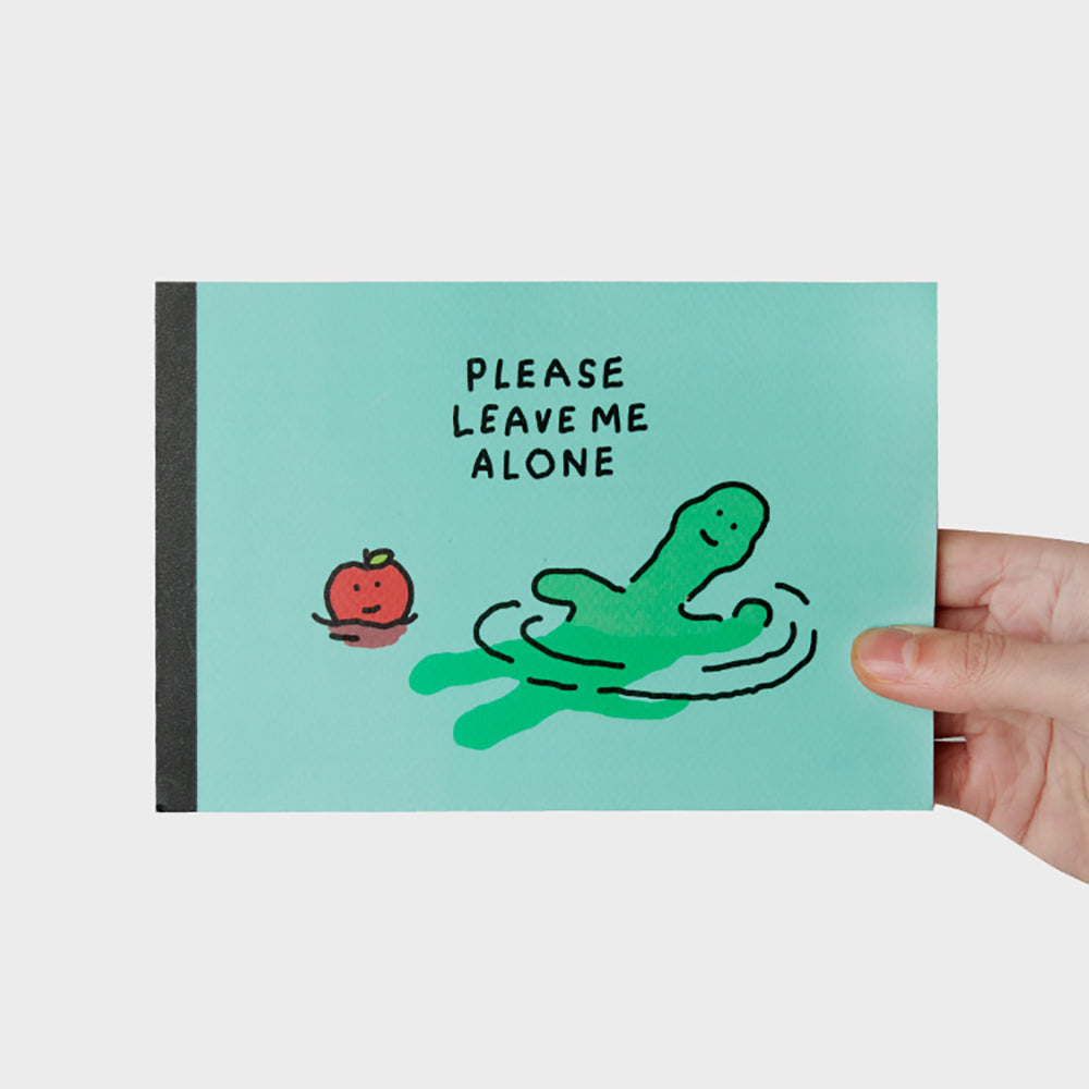 ベーシック横開きノートパッド (ブルー) ブラキオ