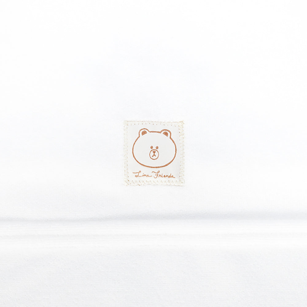 ベビー フードタオル ブラウン