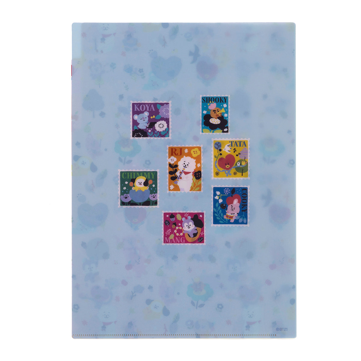 3ポケットクリアファイル(Nordic forest) BT21