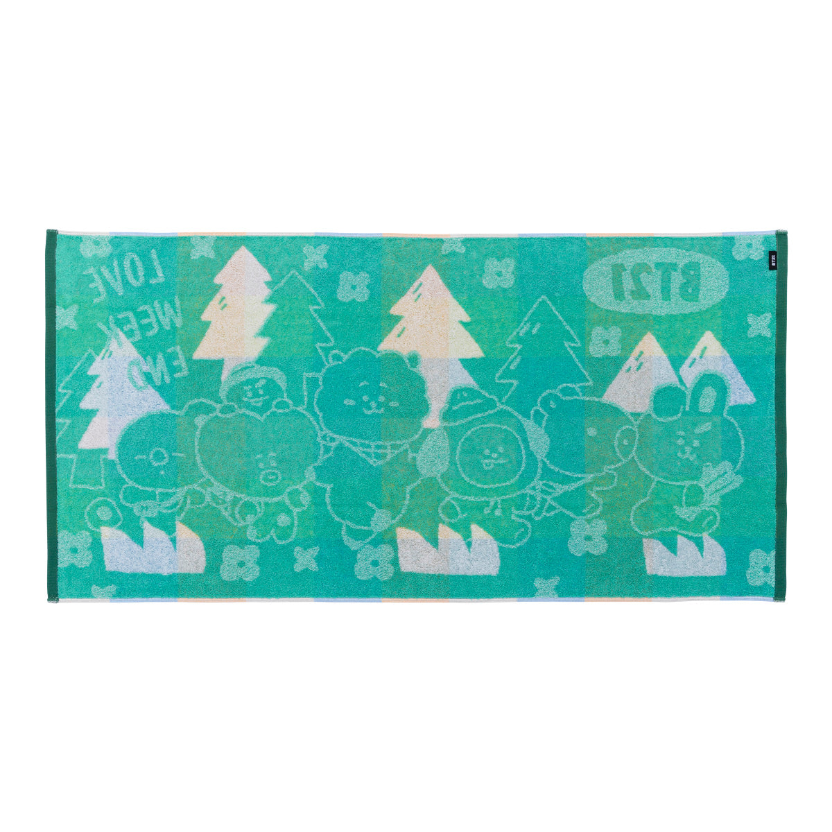 バスタオル(グリーンプラネット) BT21