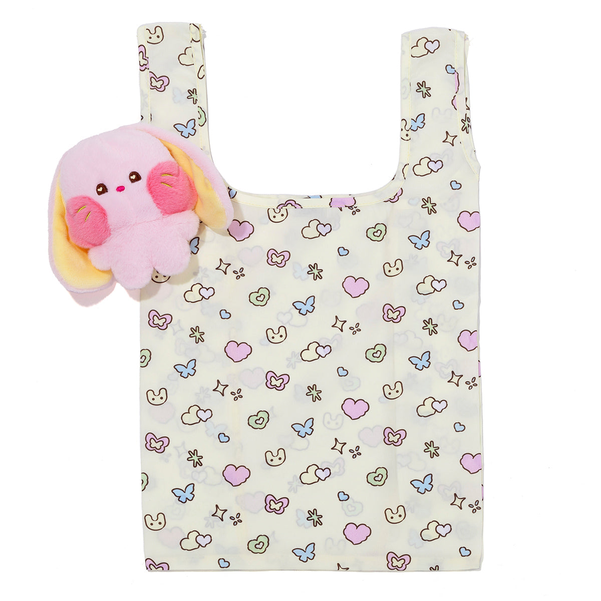 bunini エコバックINマスコット(PINK)