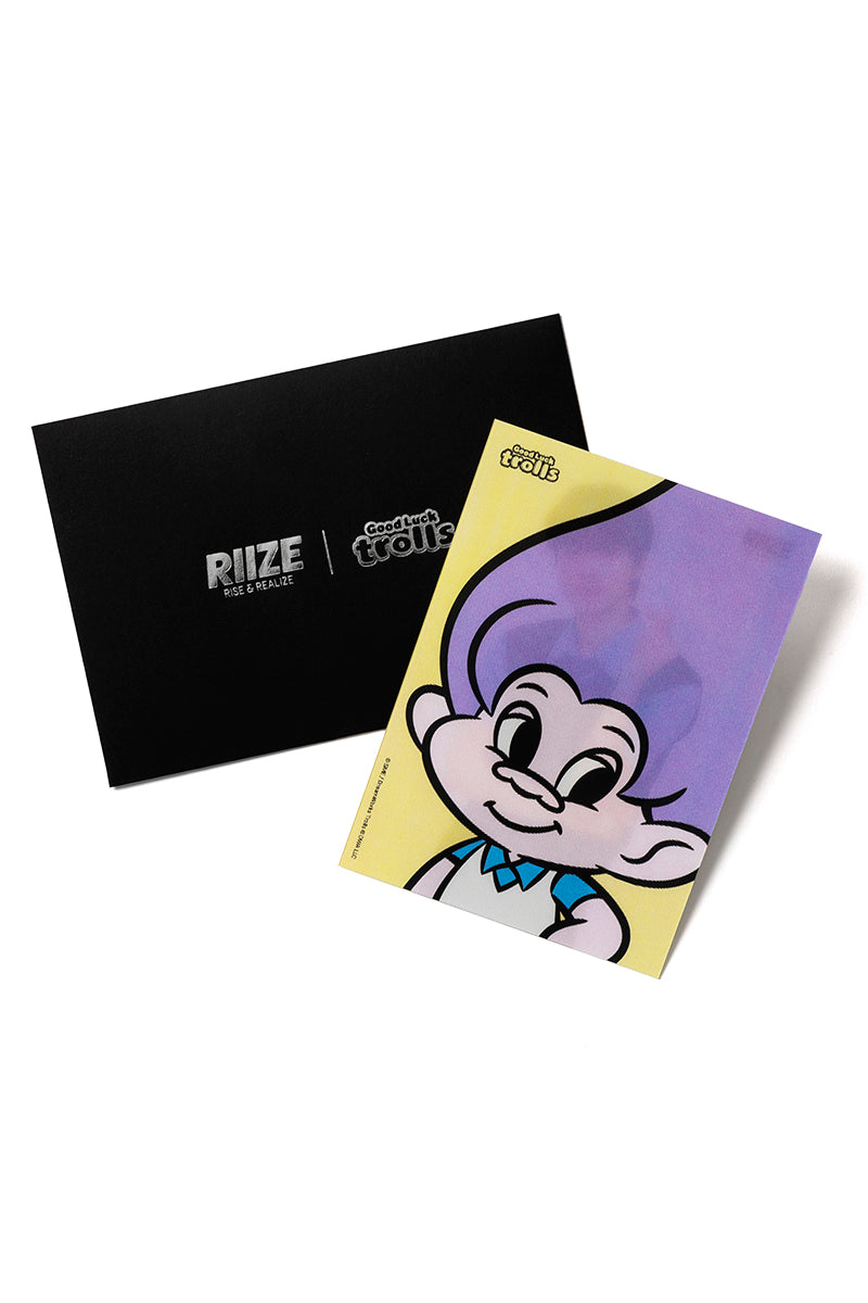 [RIIZE X Good Luck Trolls] 3D LENTICURAL CARD (SUNGCHAN)