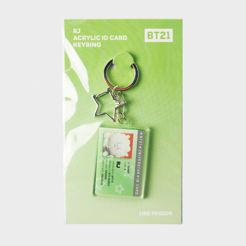 IDカード風アクリルキーリング(Shining) RJ