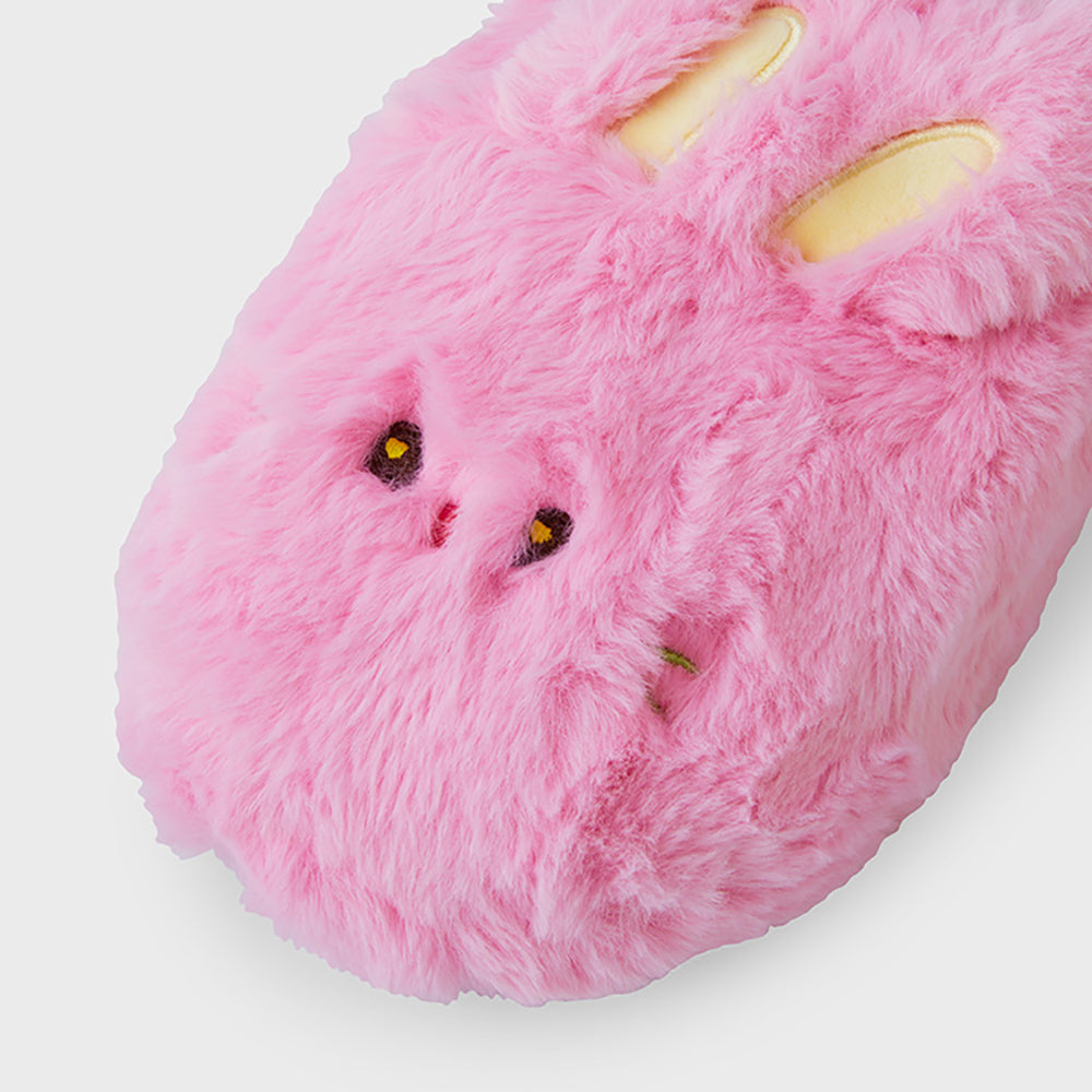 bunini ぬいぐるみスリッパ (PINK)