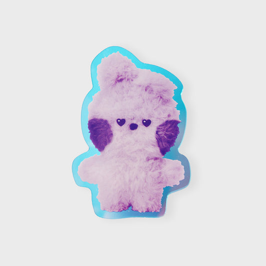 BT21 minini アクリルクリップ マグネット(パープル) COOKY