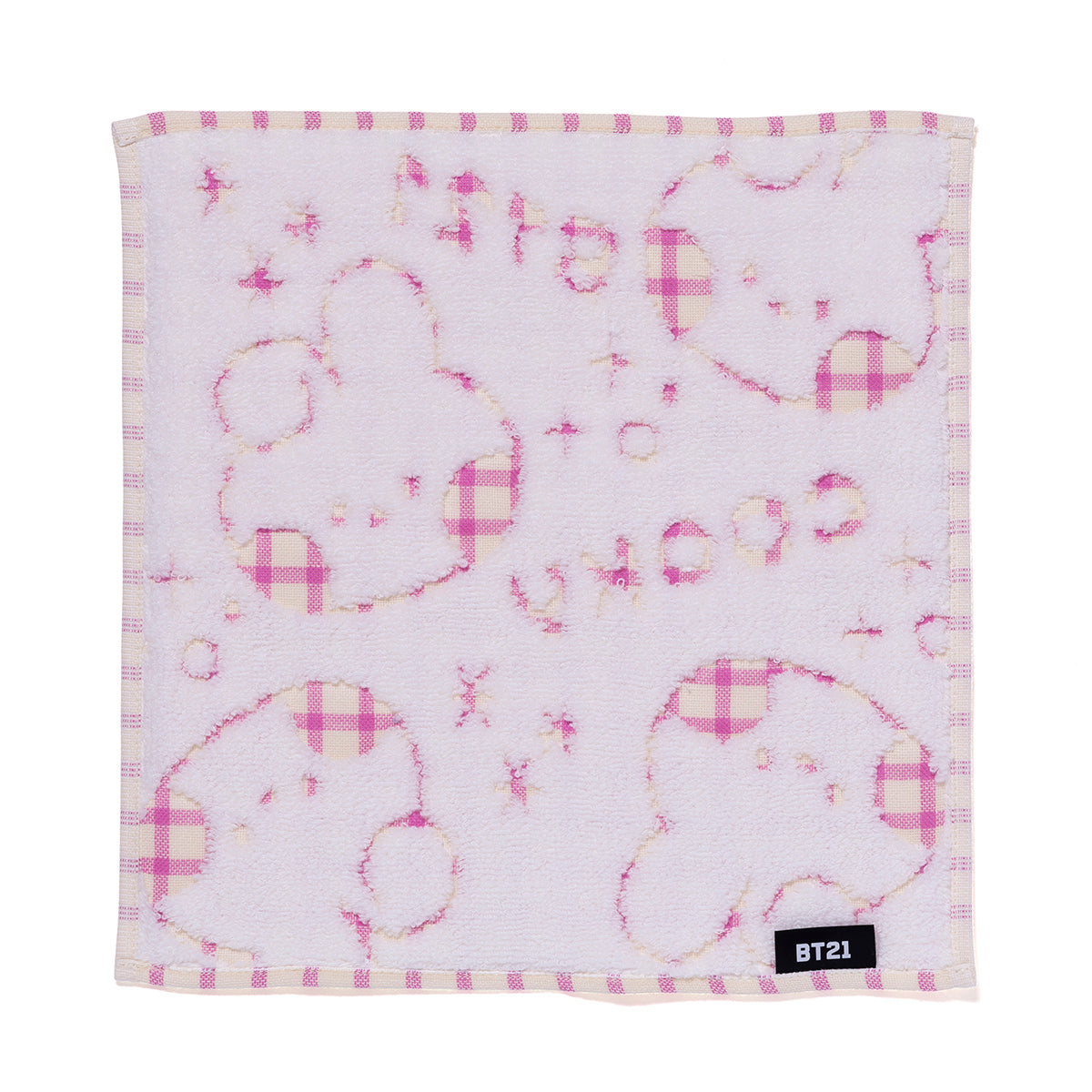 BT21 minini ミニタオル(チェック) COOKY