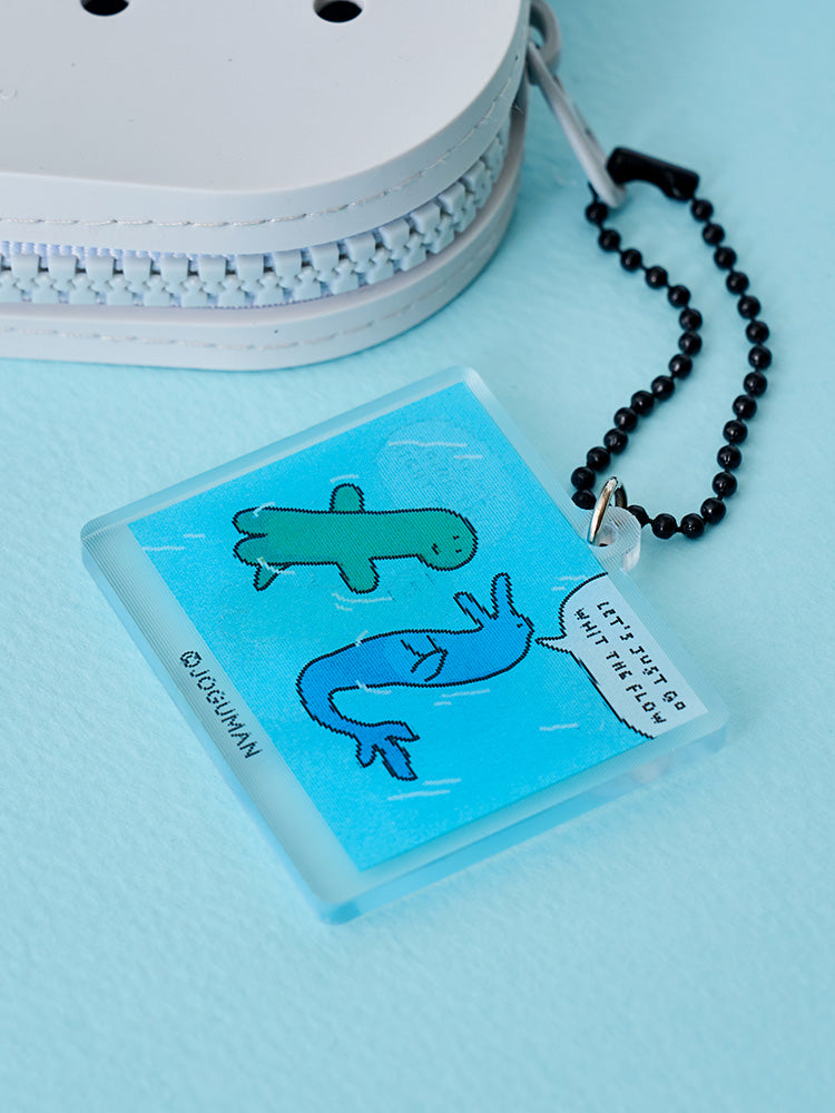 アクリルレンチキュラーキーリング 泳ごう (PARADOX) JOGUMAN