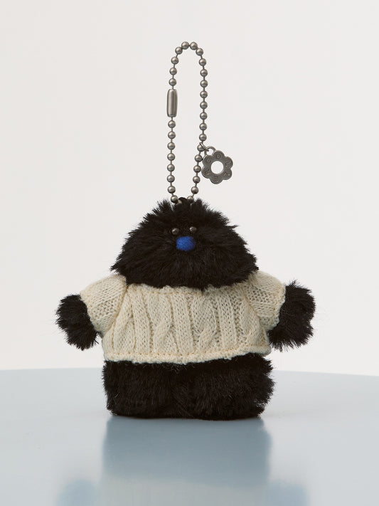 COLLER ミニふわふわぬいぐるみキーリング CHUBBY