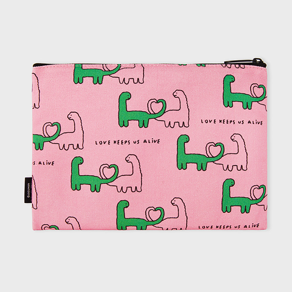 ファブリックポーチ Mサイズ(PINK) JOGUMAN