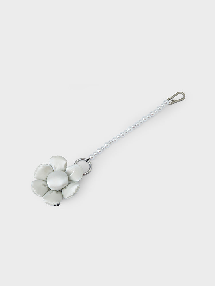 COLLER PADDED 花型キーホルダー シルバー