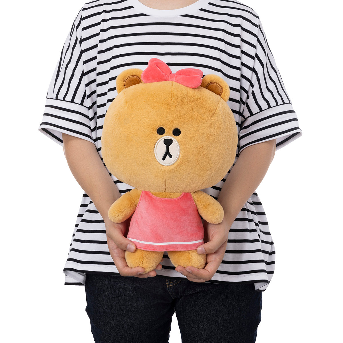 BASIC スタンディングぬいぐるみ Lサイズ チョコ – LINE FRIENDS