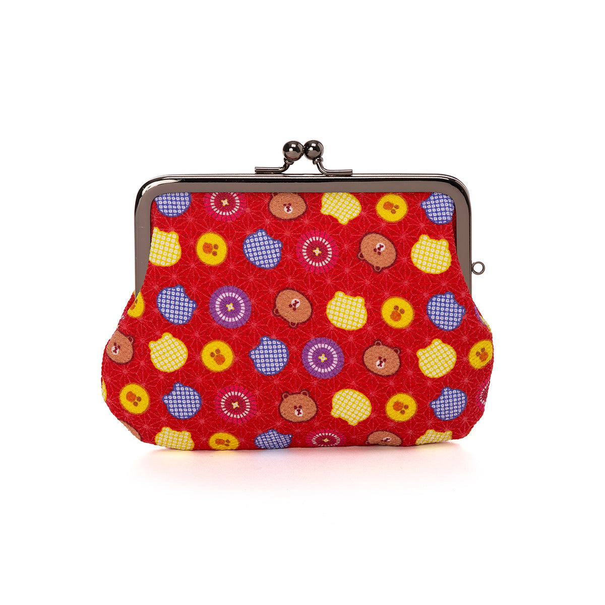 親子がま口(赤) LINE FRIENDS