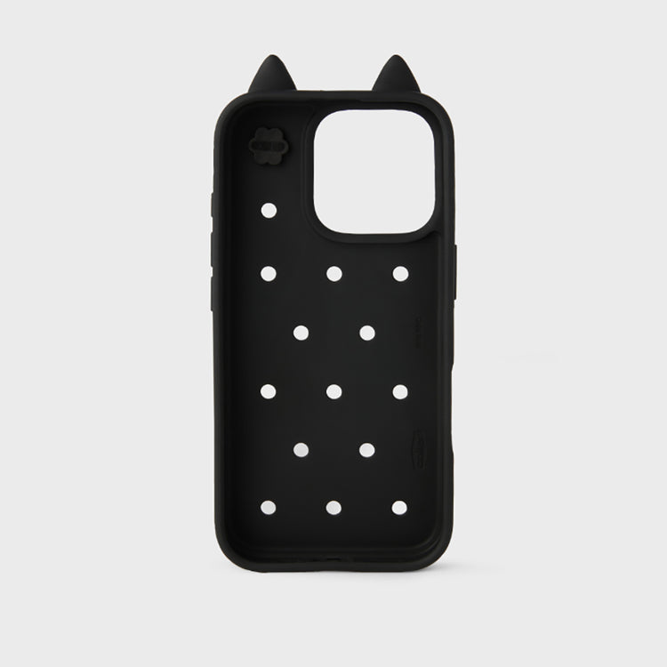 COLLER iPhoneケース MEOW ブラック(16 Pro/16 Pro Max)
