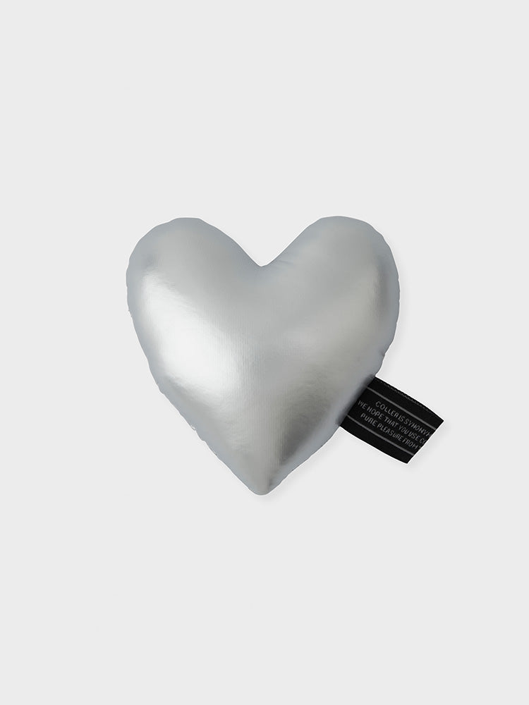 COLLER PADDED ハート型スティコンセット シルバー