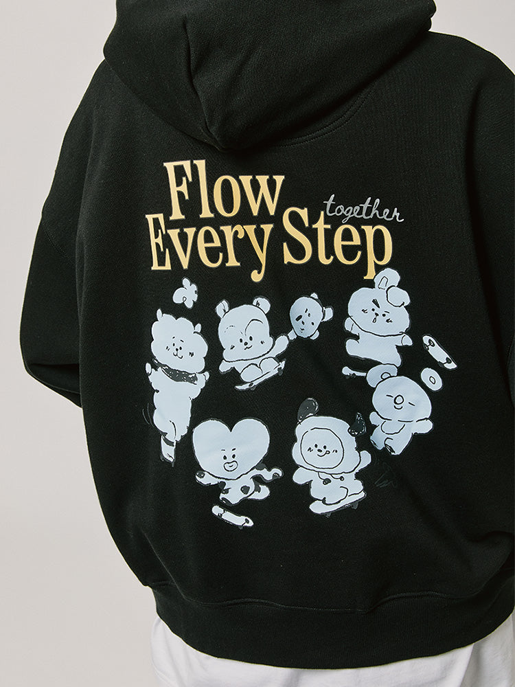 ベーシック  FLOW パーカー BT21