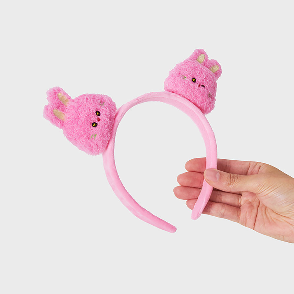 bunini ぬいぐるみヘアバンド (PINK)