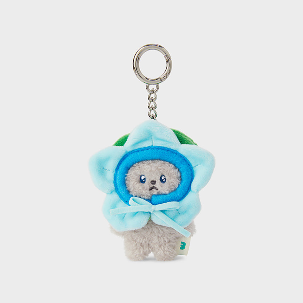 mini minini フラワーキーリング ニャギ