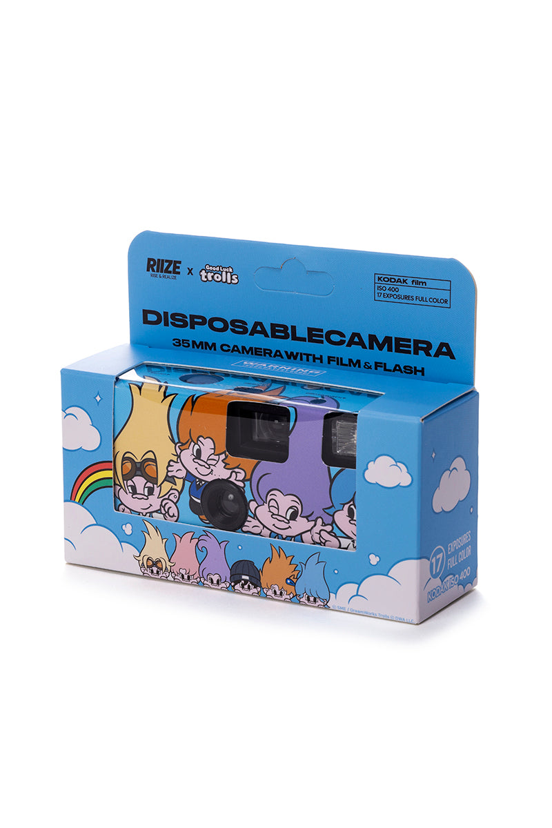RIIZE X Good Luck Trolls] DISPOSABLE CAMERA (BLUE) – LINE FRIENDS