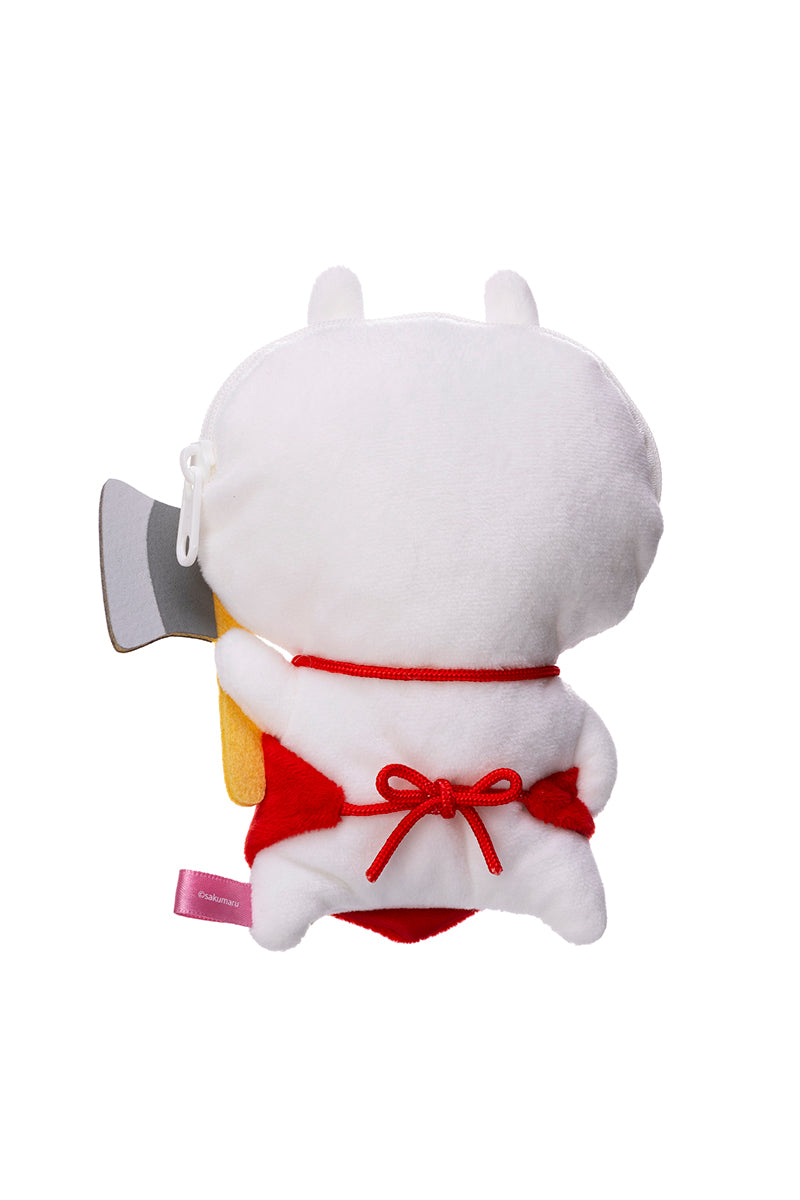 金太郎まる ダイカットフラットポーチ(むかしばなし) うさまる