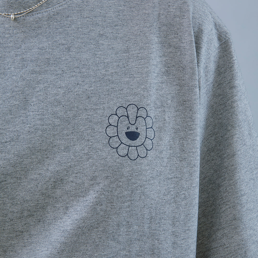 NewJeans x MURAKAMI Tシャツ(MELANGE GRAY)