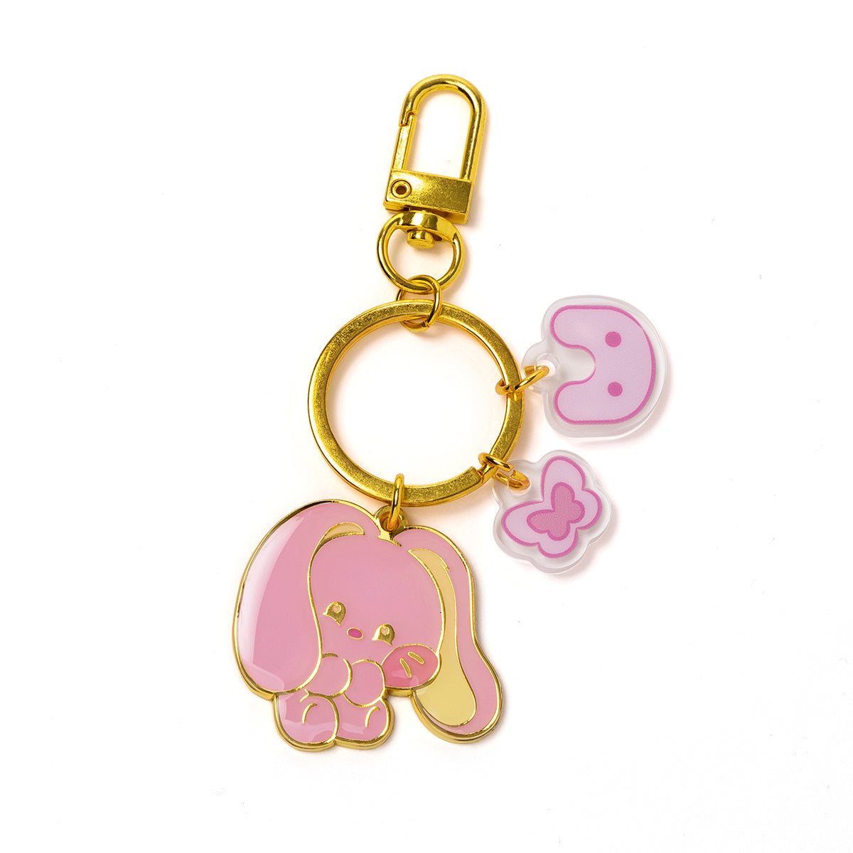 bunini メタルキーチェーン(PINK)