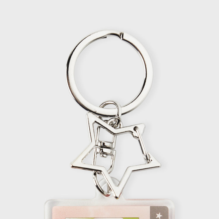 IDカード風アクリルキーリング(Shining) TATA