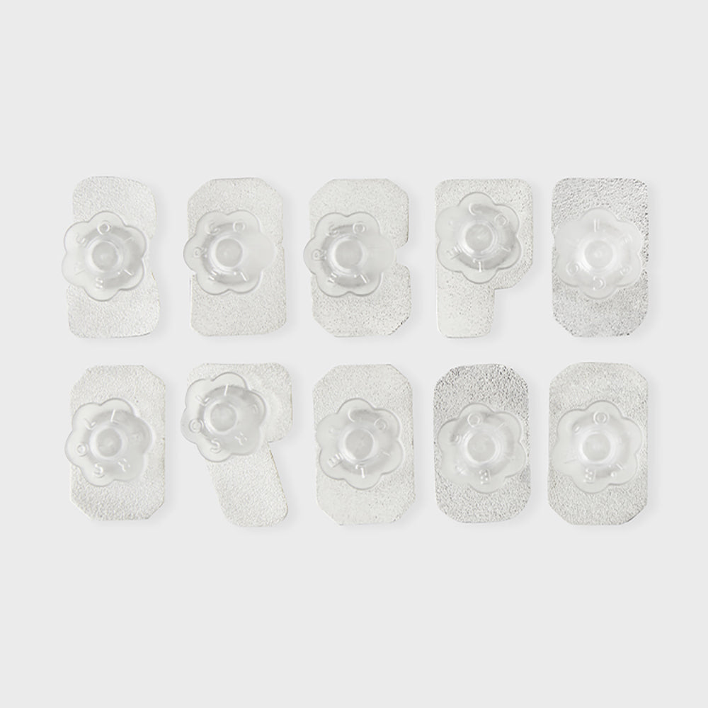 COLLER メタル数字スティコン ホワイト