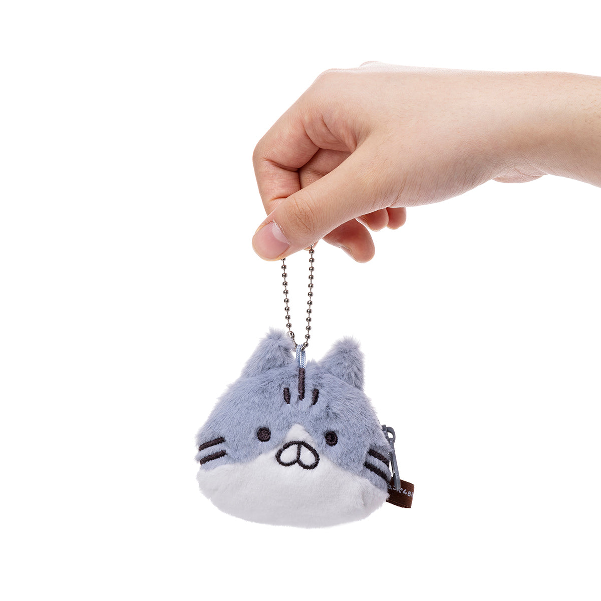 フェイスミニポーチ(ねこのしゅうかいじょ) サバトラくん