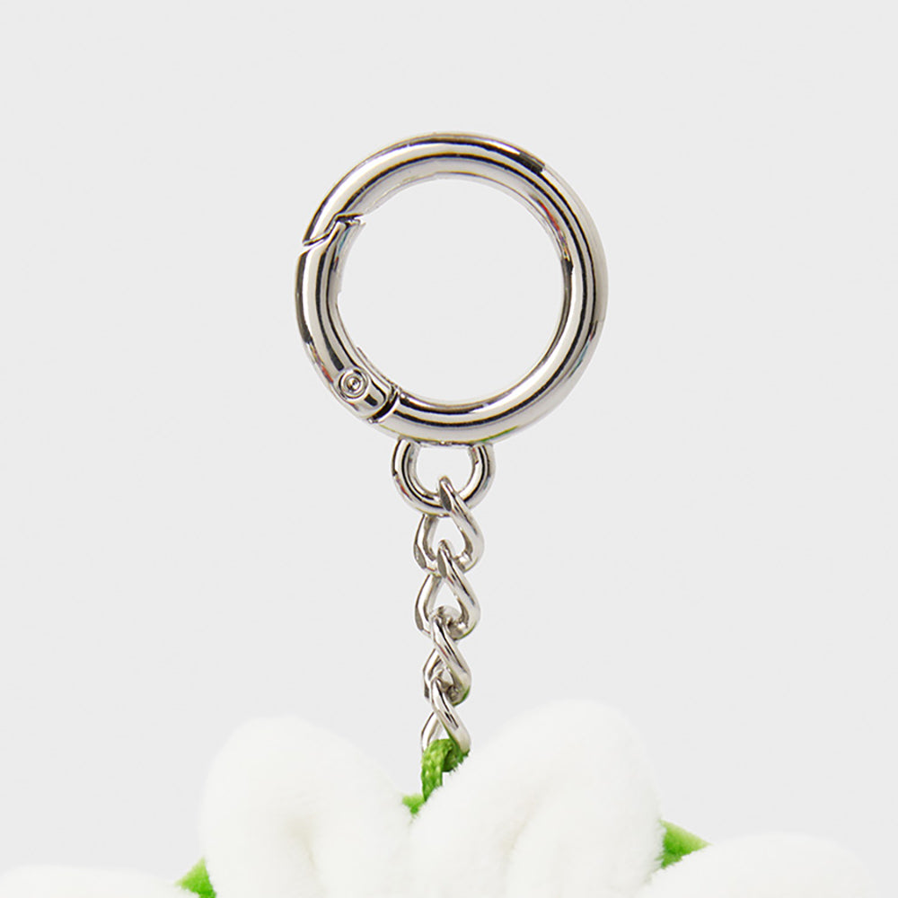 mini minini フラワーキーリング チチニ