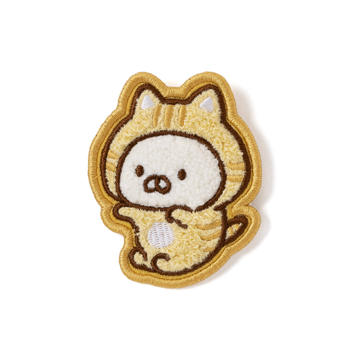 刺繡ブローチ(ねこのしゅうかいじょ) ねこくん