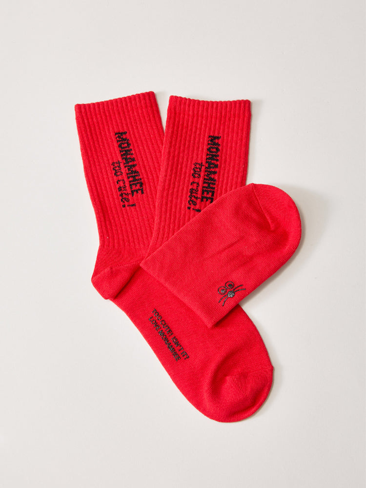 MNH 靴下 RED