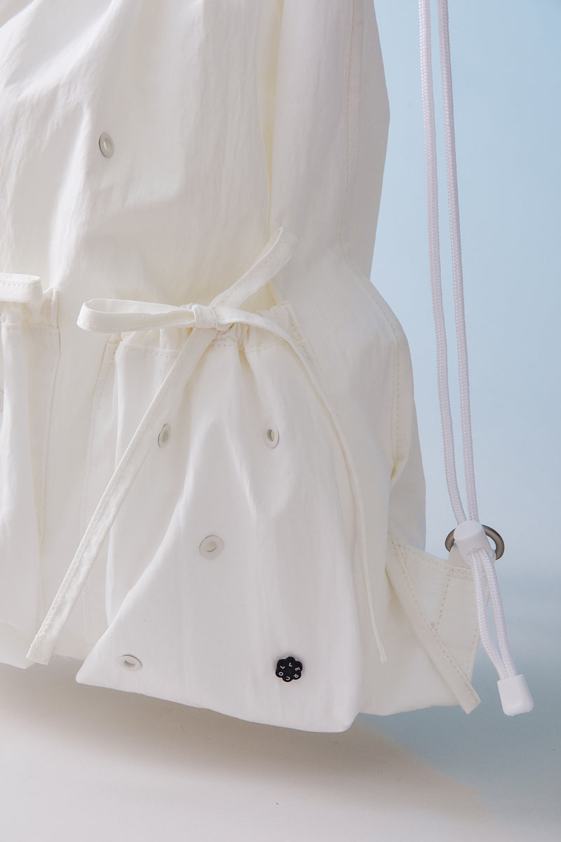 NJ X COLLER ラビットストリングバッグ(SNOW WHITE)