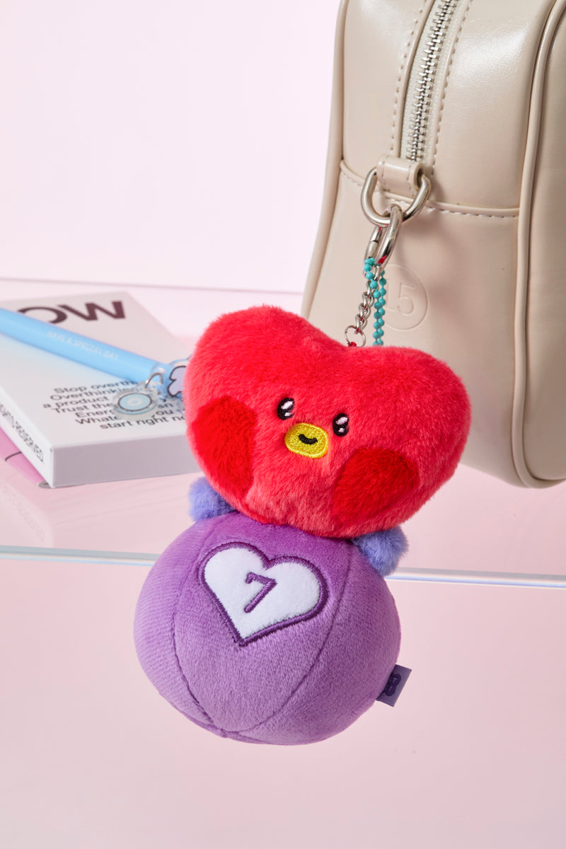 BT21 minini ぬいぐるみキーリング(LUCKY GATCHA) TATA