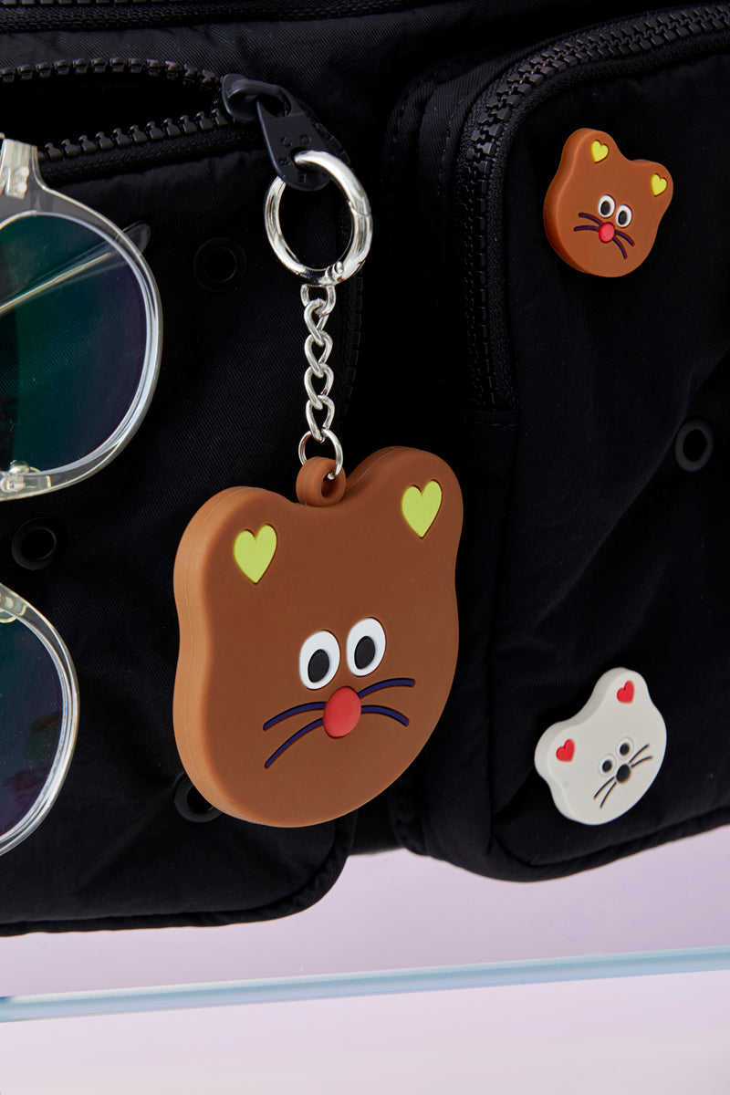 MNH シリコンミラーキーリング BRED